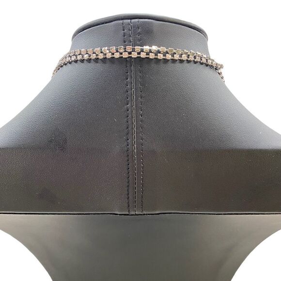 Glittery Rhinestone Ball on Long Rhinestone Chain. - Picture 4 of 5